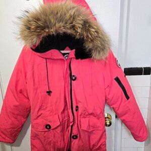 Pink women's canada goose jacket
